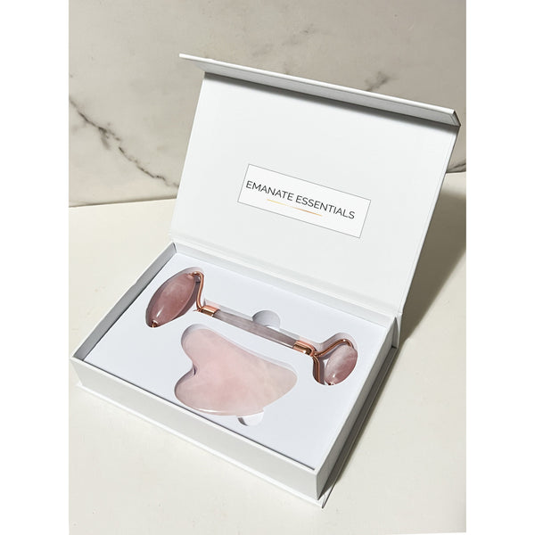 Emanate Restore Gua Sha + Facial Roller Set