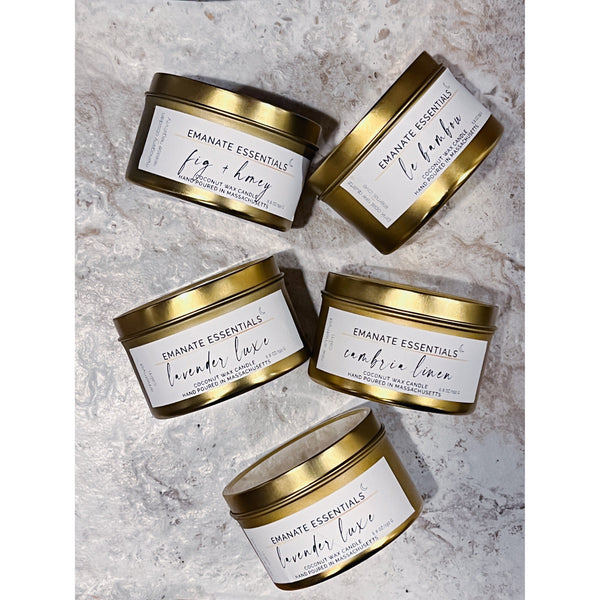 Gray CrystalBliss Aromatic Candle