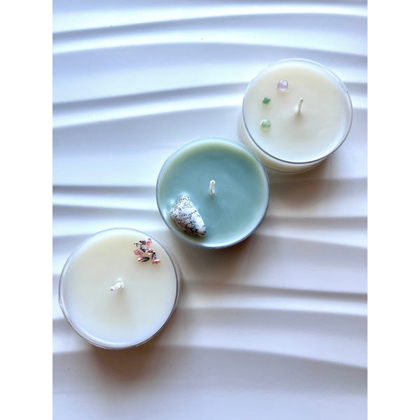 Light Steel Blue Bliss Mood Maxi Tealights