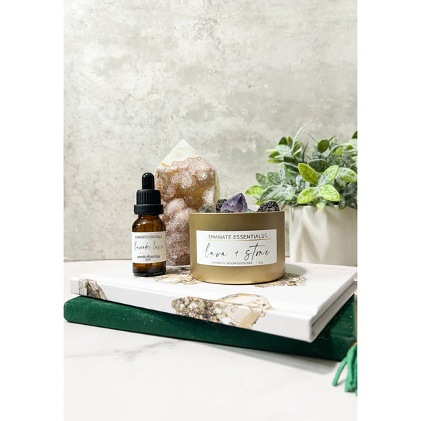 Light Gray Lava + Stone Aromatic Diffuser