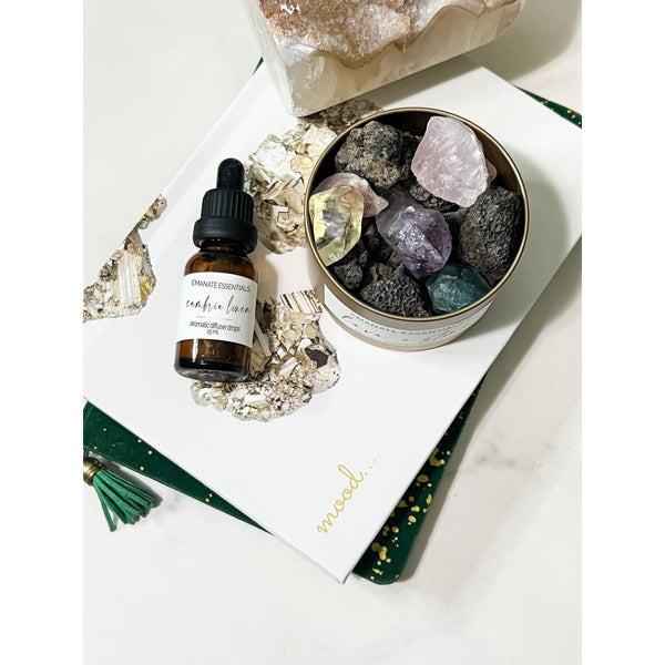 Antique White Lava + Stone Aromatic Diffuser