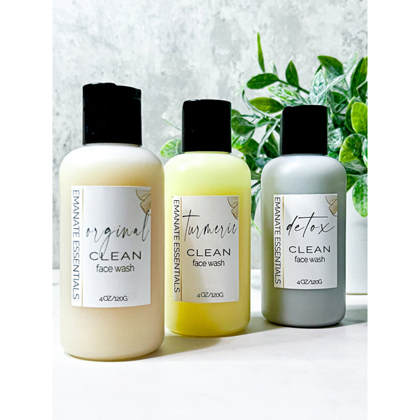Light Gray CLEAN: Face Wash