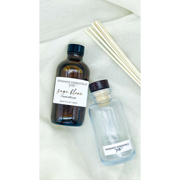 Light Gray Sage Blanc Reed Diffuser